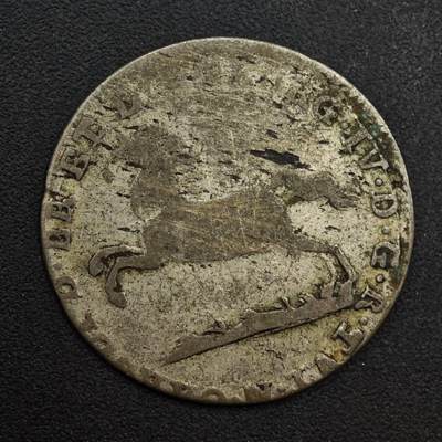 【淘币小摊】实时拍第八百九十六拍   银币套币场    每周一统一发货 德国布伦瑞克1821年1/12泰勒银币