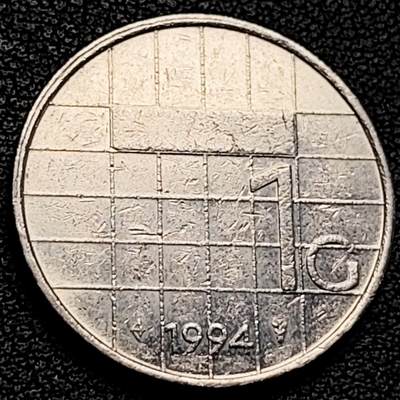 泉币菌-第229场-拍品多 请提前出价 - 1994年 荷兰王国1盾镍币 贝娅特丽克丝头像 入欧前 已绝版 25mm