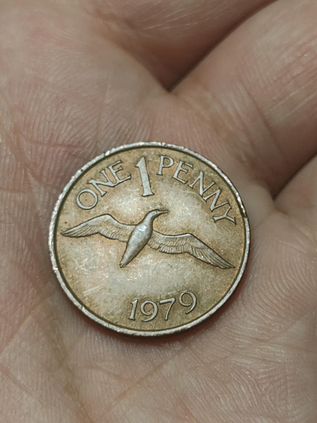 2026年第四十五场(总第二百一十四场）外国好品散币场(免佣金) 英属根西岛🇬🇬1979年1便士(伊丽莎白二世时期，十进制第二套)