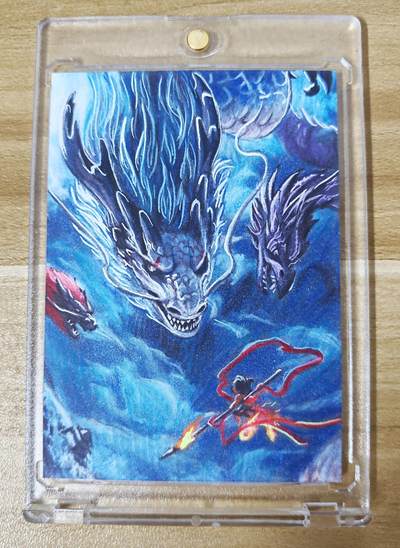 第二场手绘、卡牌、周边专场 零佣长期收拍 - 【手绘卡】奇一工作室  哪吒大战三太子 炫酷特效 知名画师UU