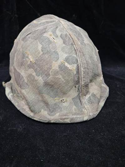 0元起拍勋章 第348期 咸鱼国勋章拍卖专场 4月22日（周三）下午6：00开始 原品 美国越战时期步兵盔 下巴带有损