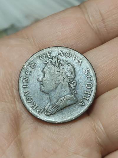 2026年第四十五场(总第二百一十四场）外国好品散币场(免佣金) - 少见–英属新斯科舍1832年1/2便士代币(乔治四世第二版)