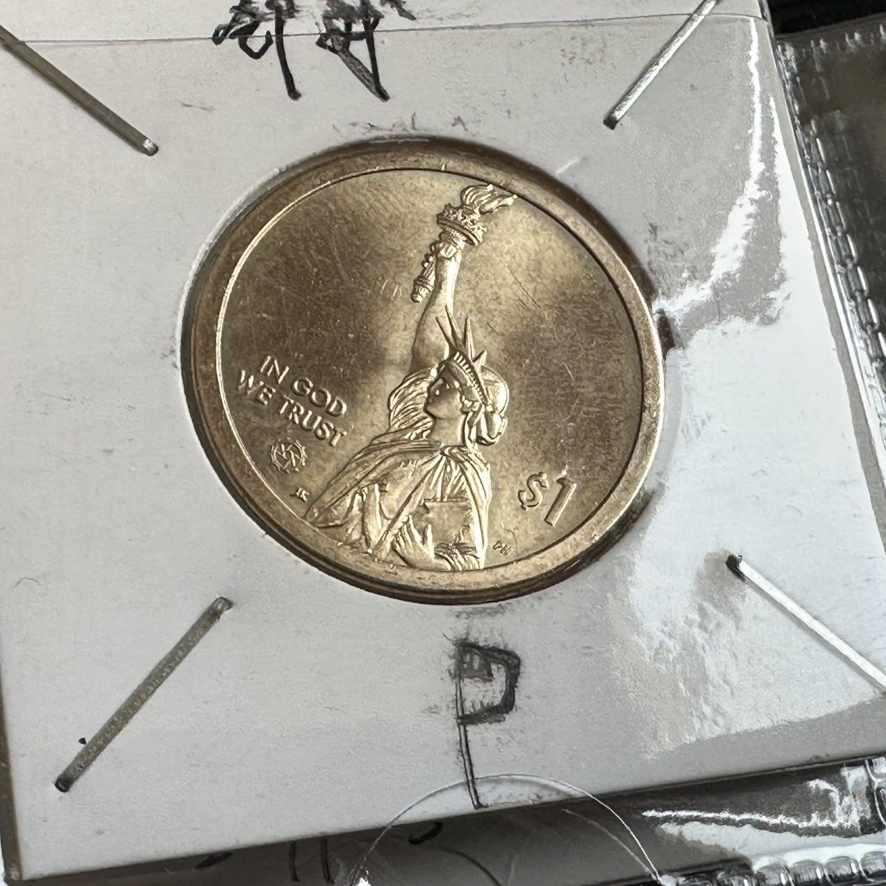 🌹外币初藏🌹🐯2026年第44场   每周二四六晚8️⃣点  世界硬币 美国 2021年 创新者系列弗吉尼亚州主题 纪念切萨皮克湾隧道大桥的交通工程突破成就 1元纪念币 P版