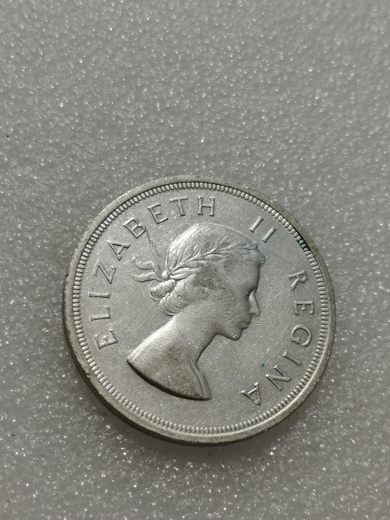 天下钱庄专场欢迎参拍 南非羚羊5先令银币