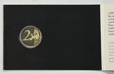 S&S Numismatic世界钱币-拍卖 第126期  葡萄牙2020年 科英布拉大学成立730周年 2欧元双色纪念币 精制 官方卡币