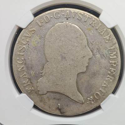 【淘币小摊】实时拍第八百九十六拍   银币套币场    每周一统一发货 奥地利1820年1泰勒银币 NGC GD