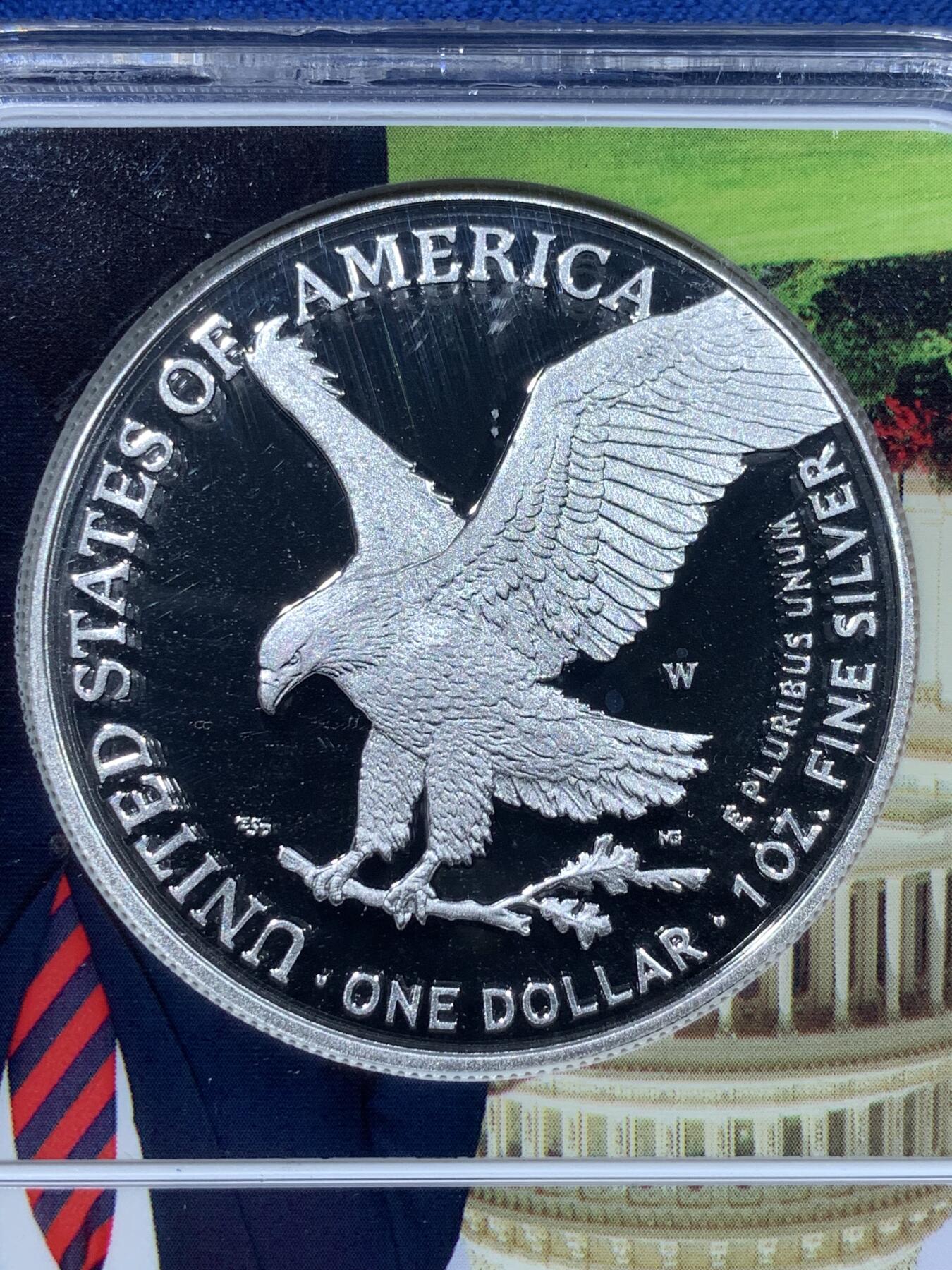 《竞宝斋》第482场 周日，周一 2场连拍 （全场包邮）20级店铺 欢迎送拍 NGC PF70UC 美国2022行走女神鹰洋银币，老特标盒，该特殊标签满分仅364枚 极具意义