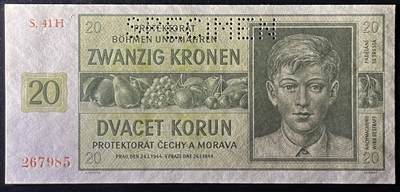 小福收藏拍卖第205期 裸钞场 本期有多张豹子号靓号  大量民国钞 百慕大样钞洋葱冠全套  阿富汗首年份查希尔国王和独立纪念碑 仅发行1000枚亚克力砖封蒙古20000图格里克帝国800周年纪念钞 卢旺达 东加勒比 斯里兰卡等多国精美纸币 波西米亚和摩拉维亚 1944年 20克朗 样钞 unc