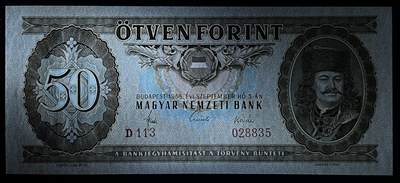 小福收藏拍卖第205期 裸钞场 本期有多张豹子号靓号  大量民国钞 百慕大样钞洋葱冠全套  阿富汗首年份查希尔国王和独立纪念碑 仅发行1000枚亚克力砖封蒙古20000图格里克帝国800周年纪念钞 卢旺达 东加勒比 斯里兰卡等多国精美纸币 匈牙利 1965年 50福林 首发年 无47 unc