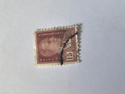 杂票 土耳其邮票 总统像1枚旧