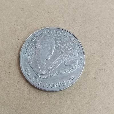 PCAI钱币  21-813 钱币邮票纪念章小专场 五英镑纪念币