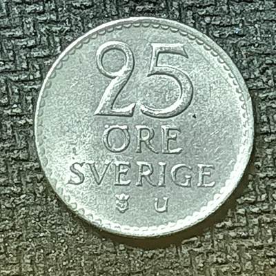 逸泉钱币2026第十九场世界钱币纪念币B2310-2754 2741瑞典1963年25欧尔