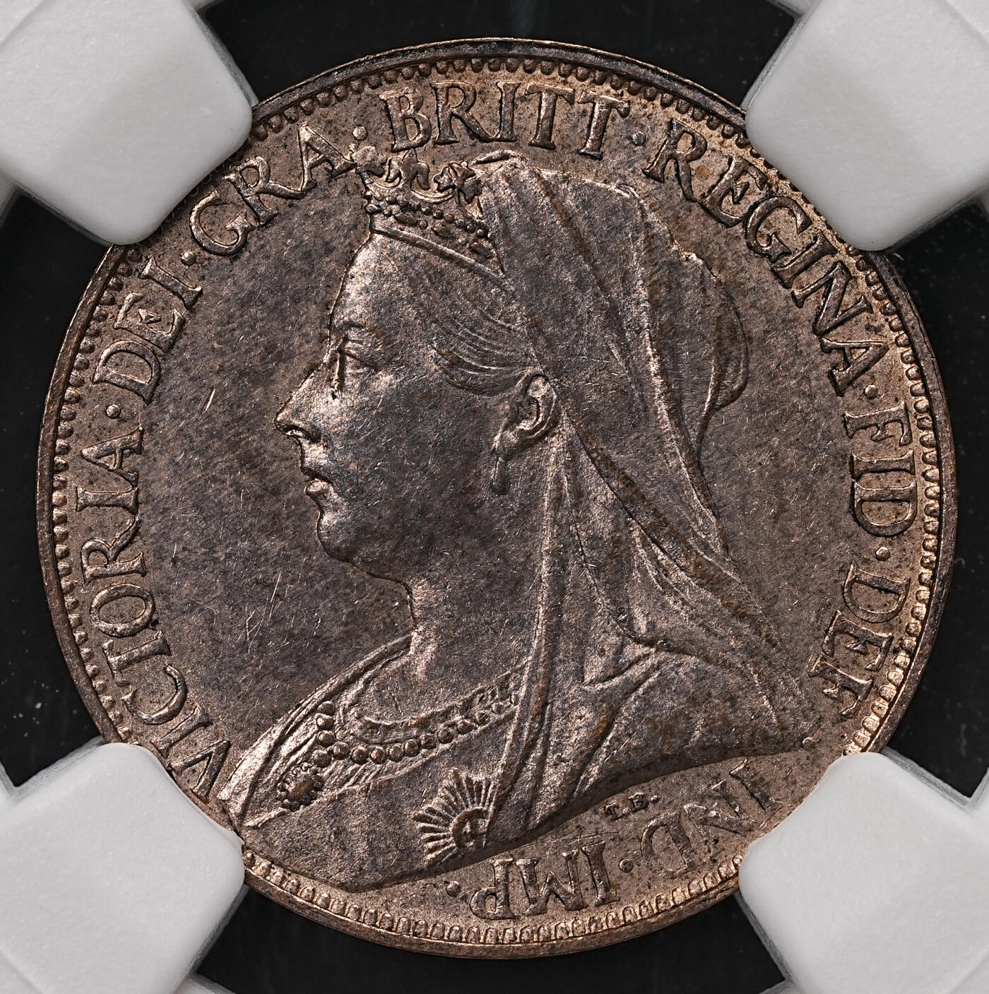 修遠堂世界钱币第112期 NGC MS62BN 1895年英国1法新铜币