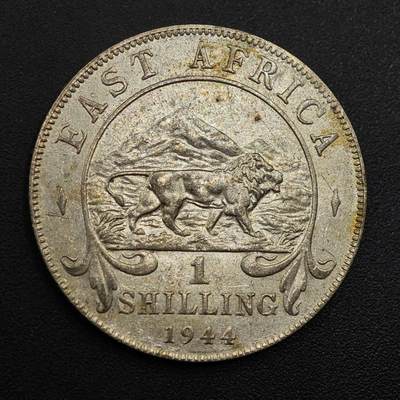 【淘币小摊】实时拍第八百九十六拍   银币套币场    每周一统一发货 英属东非1944年乔治六世一先令银币