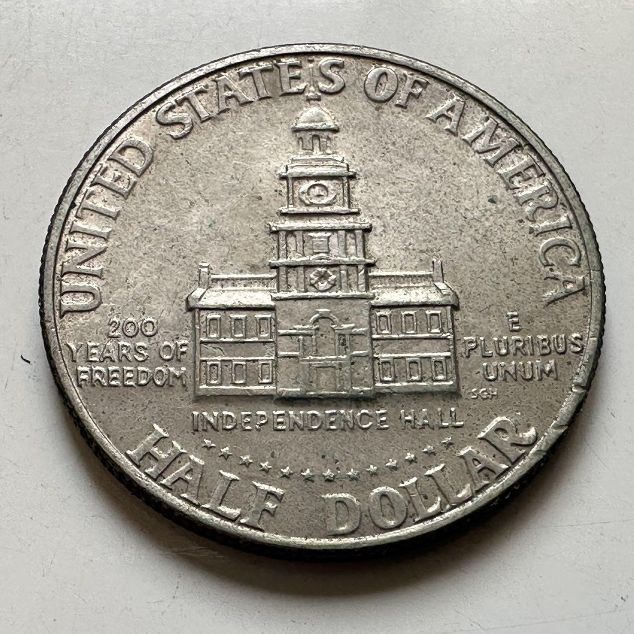 🌹外币初藏🌹🐯2026年第44场   每周二四六晚8️⃣点  世界硬币 美国1976年半美元纪念币