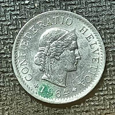 逸泉钱币2026第十九场世界钱币纪念币B2310-2754 2729瑞士1964年5分