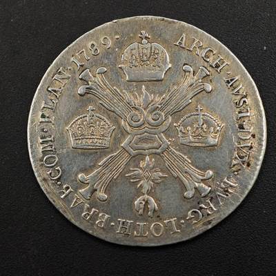 【淘币小摊】实时拍第八百九十六拍   银币套币场    每周一统一发货 奥属尼德兰1789年1/4泰勒银币