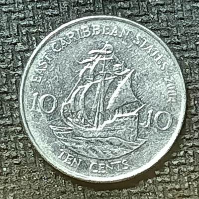 逸泉钱币2026第十九场世界钱币纪念币B2310-2754 2716东加勒比10分