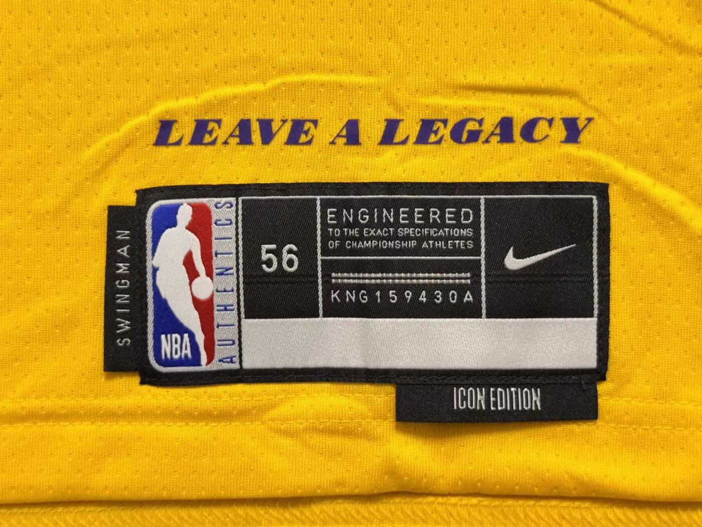 零元拍：东大王加冕得分王，NBA得分王卢卡-东契奇亲签洛杉矶湖人Nike球队限定紫金球衣背书经典Luka Magic，本人尺码，绝对是这个辉煌赛季的不二收藏！