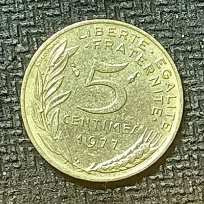 逸泉钱币2026第十九场世界钱币纪念币B2310-2754 2717法国1977年5生丁