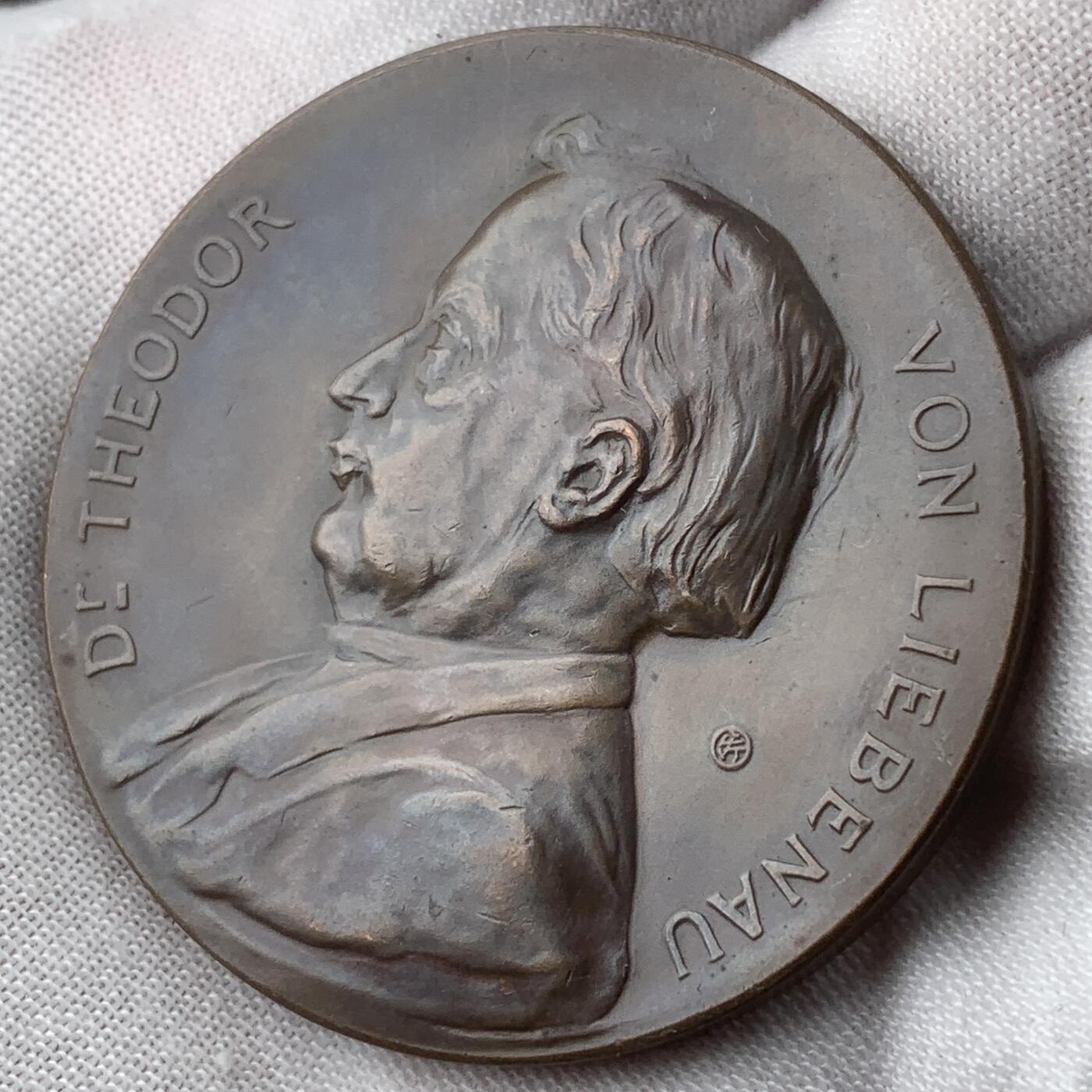 掌中浮雕-藏着的欧洲第059场 1906年瑞士历史、纹章学与钱币学协会纪念铜章，45mm