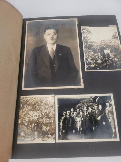 南水社第5次拍卖  战时日本大阪地区 公务人员相册 带工作单位合影+还乡军人合影+参拜明治神宫+在伊势神宫接待香淳良子皇后 