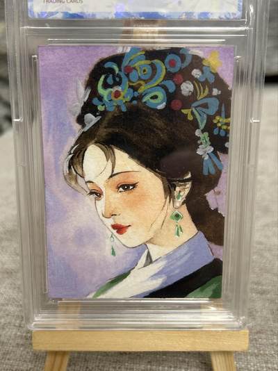 喜灰玩卡拍卖第八期，接拍品0佣金，欢迎送拍，释放现金流，让自己有资金可以购买更多喜欢的卡牌，让别的卡友能淘到更多心仪的卡牌 卡联社 山海美人  设计师手绘卡 hit画师 圆圆老师画