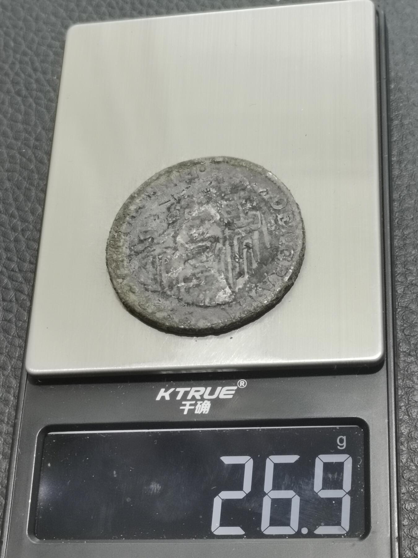 天下钱庄专场欢迎参拍 墨戳卡三老双柱银币