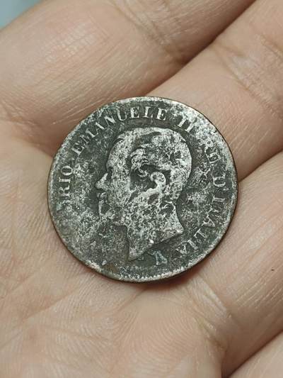 2026年第四十五场(总第二百一十四场）外国好品散币场(免佣金) - 意大利王国1862年5分(维托里奥-埃马努埃莱二世时期，N标那不勒斯造，仅发行3年)