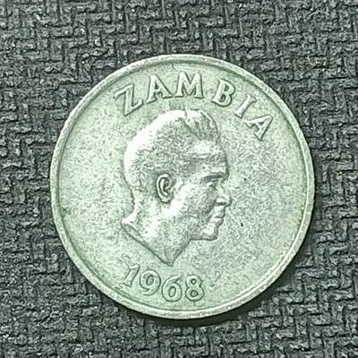 逸泉钱币2026第十九场世界钱币纪念币B2310-2754 2637赞比亚1968年5恩韦