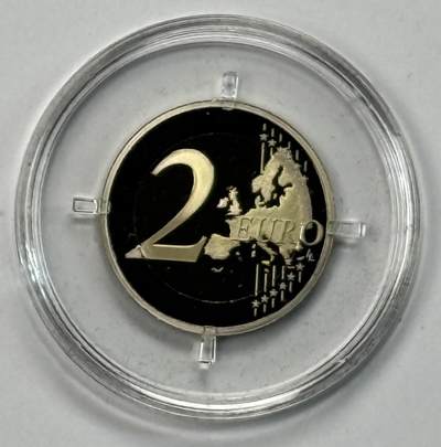 S&S Numismatic世界钱币-拍卖 第126期  法国2021年 联合国儿童基金会75周年 2欧元双色纪念币 精制 盒证齐全