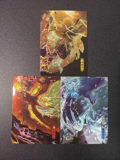 NO.31 好又多金牌大场，期期夯爆，每周必拍！要啥有啥，一站式配齐，方便凑单！（周6晚9点截拍，卖家送拍0抽成！） 新秀卡牌 宝可梦 闪电鸟 急冻鸟 火焰鸟 3张 镭光