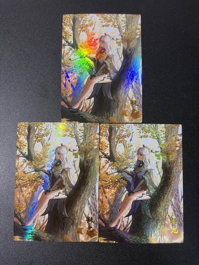 NO.31 好又多金牌大场，期期夯爆，每周必拍！要啥有啥，一站式配齐，方便凑单！（周6晚9点截拍，卖家送拍0抽成！） 原神 凝光  彩闪 光柱闪 小圆点闪 3张 卡背不一样