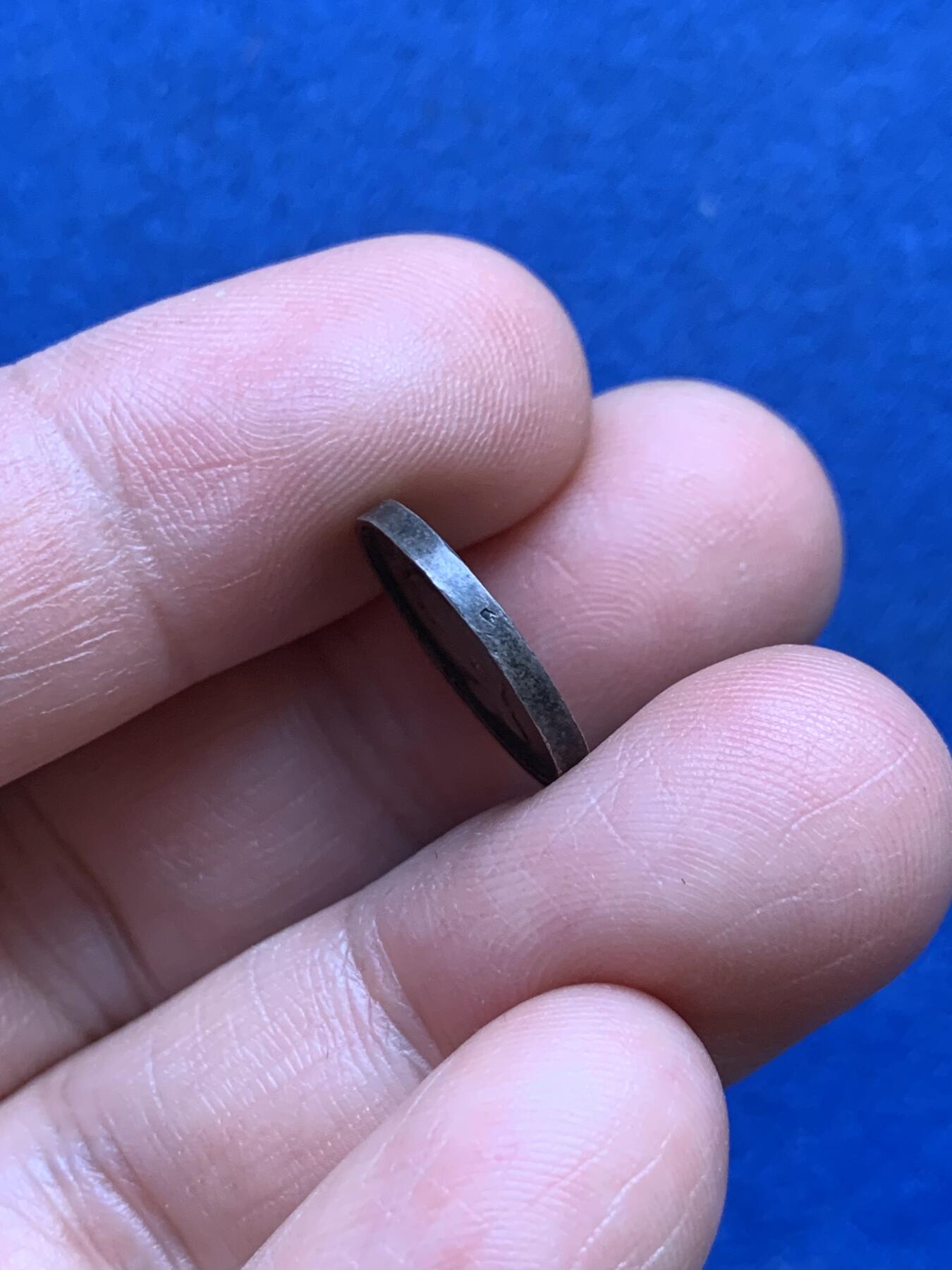 《竞宝斋》第482场 周日，周一 2场连拍 （全场包邮）20级店铺 欢迎送拍 法国1856年拿破仑四世洗礼纪念银章，2.05克，15.2mm