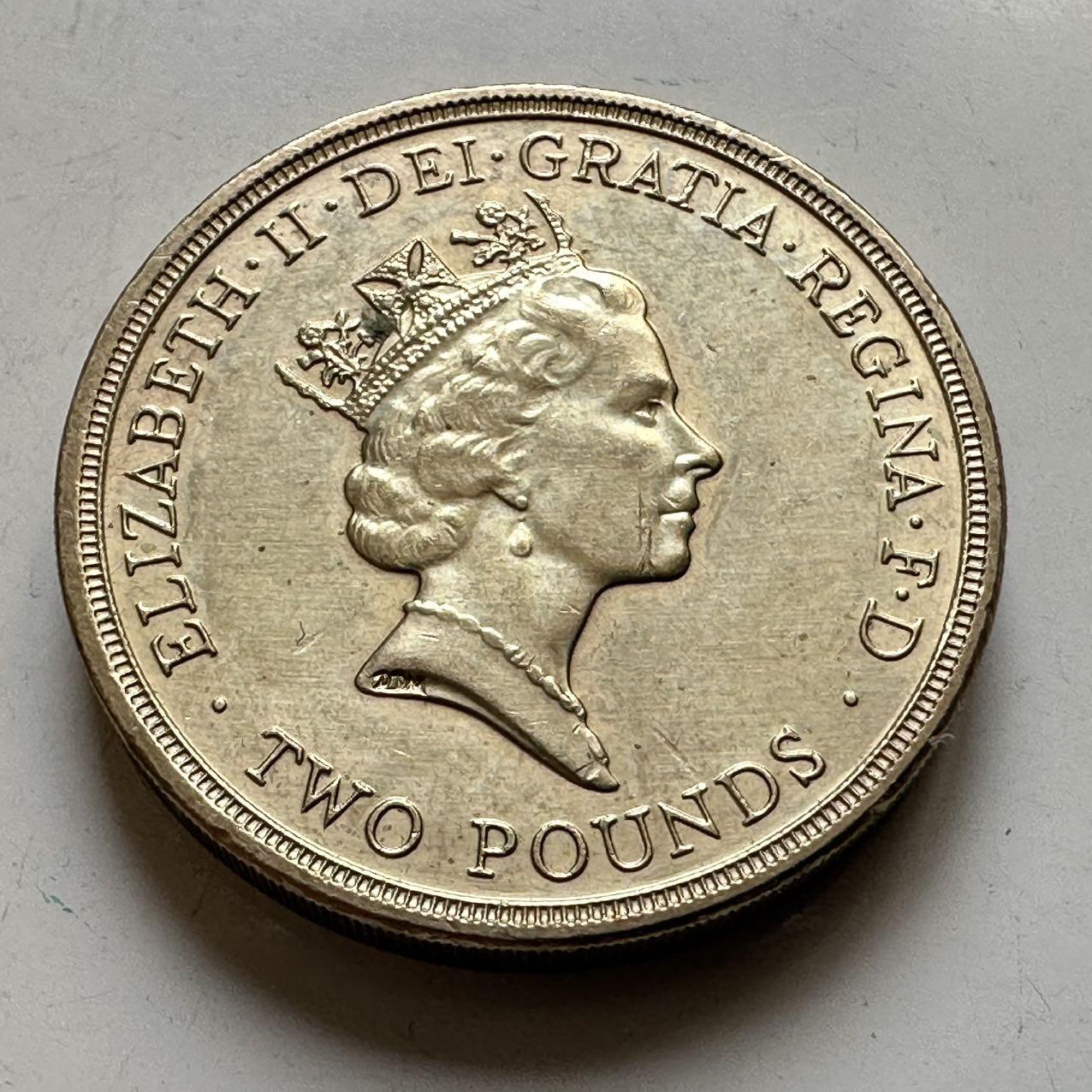 🌹外币初藏🌹🐯2026年第44场   每周二四六晚8️⃣点  世界硬币 英国1995年2英镑纪念币