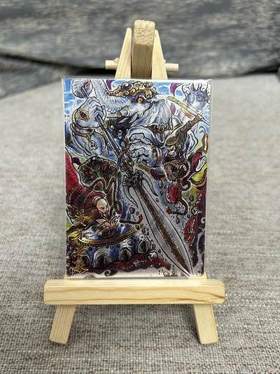 喜灰玩卡拍卖第八期，接拍品0佣金，欢迎送拍，释放现金流，让自己有资金可以购买更多喜欢的卡牌，让别的卡友能淘到更多心仪的卡牌 卡德曼 不二猿老师绘 黄牙老象 折光