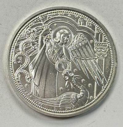 S&S Numismatic世界钱币-拍卖 第126期  奥地利2017年 守护天使系列-正义女神 10欧元纪念银币 16.82克925银，裸币