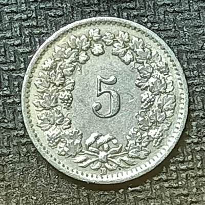 逸泉钱币2026第十九场世界钱币纪念币B2310-2754 2738瑞士1955年5分