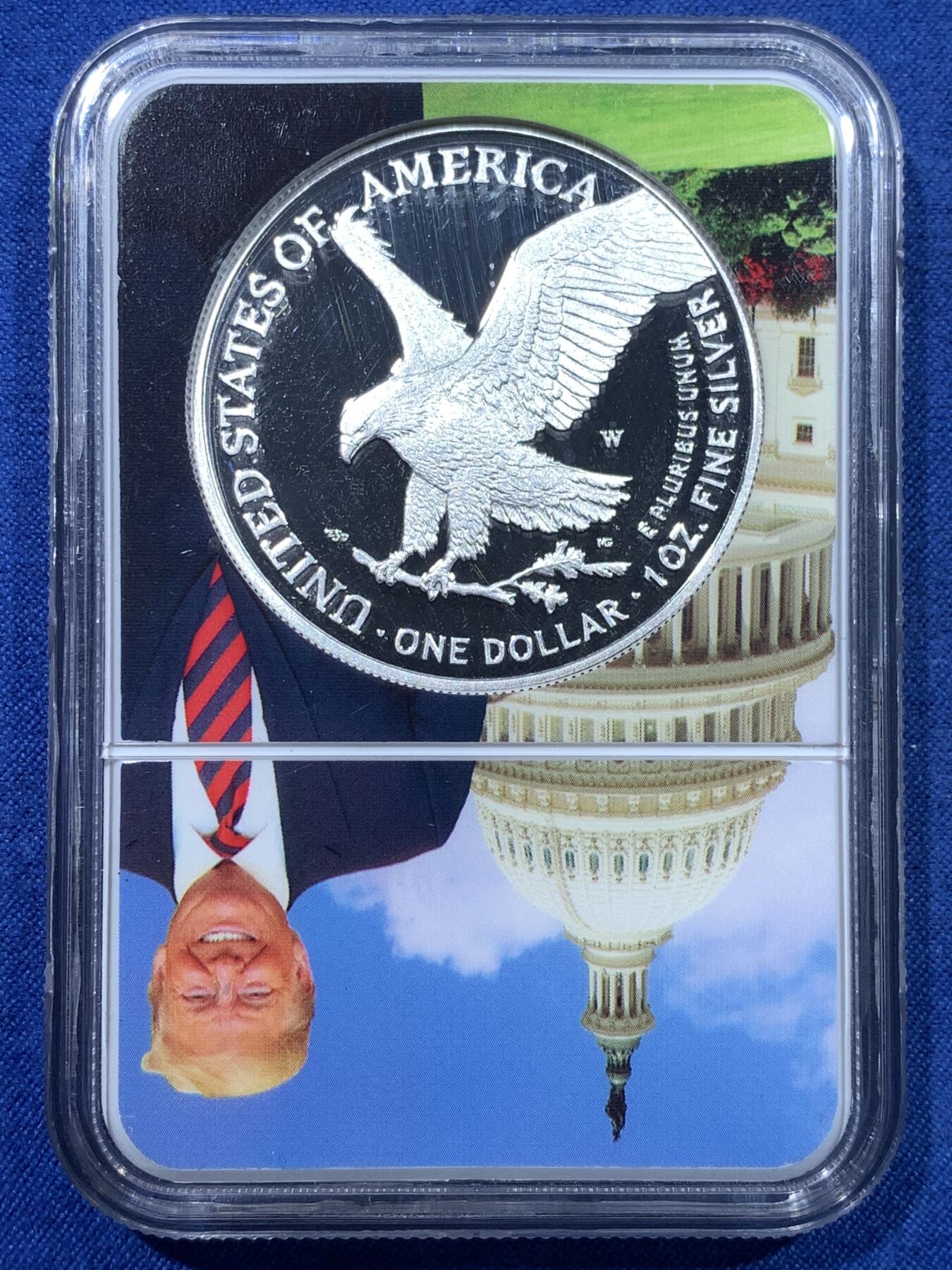 《竞宝斋》第482场 周日，周一 2场连拍 （全场包邮）20级店铺 欢迎送拍 NGC PF70UC 美国2022行走女神鹰洋银币，老特标盒，该特殊标签满分仅364枚 极具意义