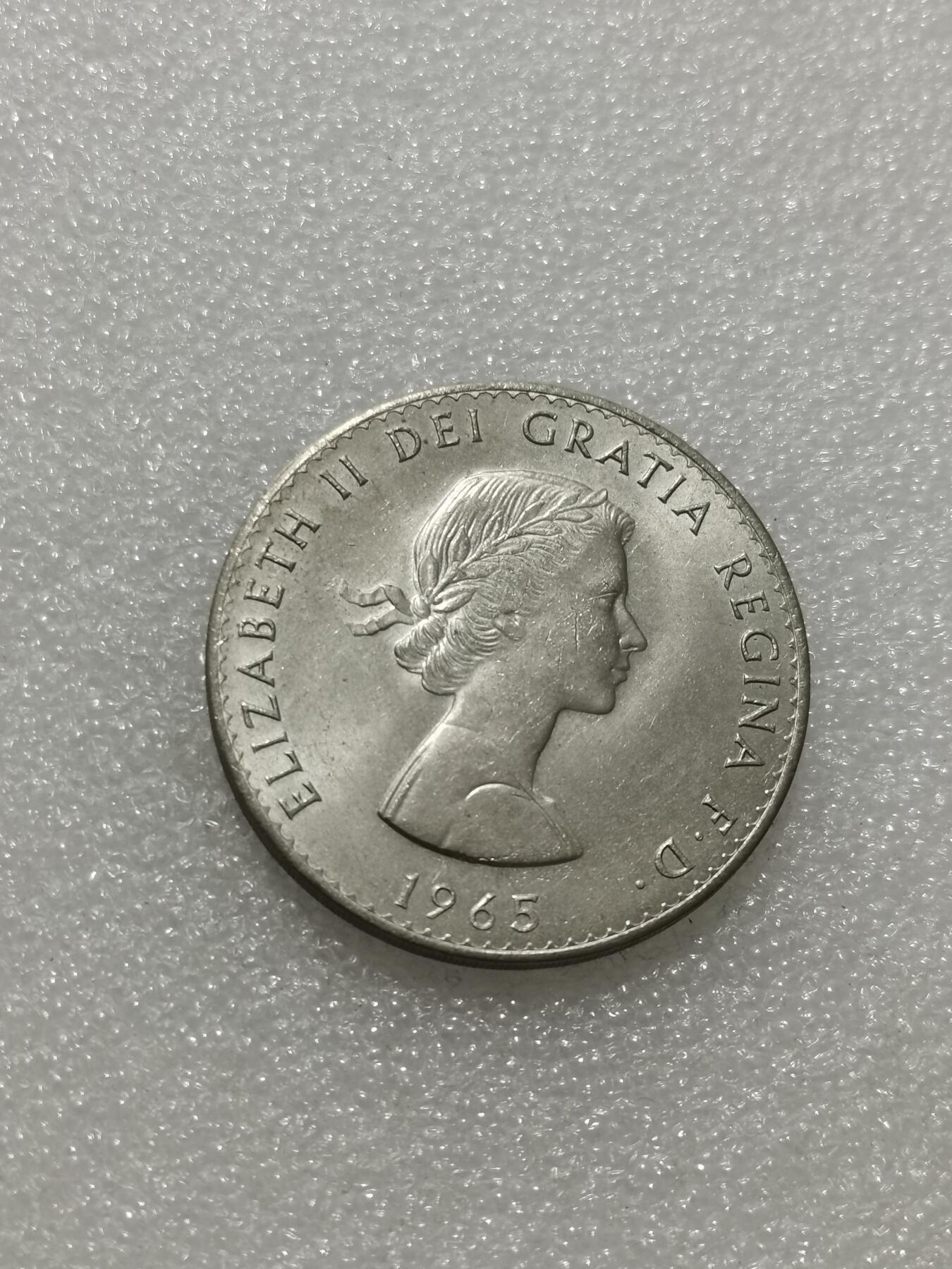 天下钱庄专场欢迎参拍 英国丘吉尔纪念，镍币