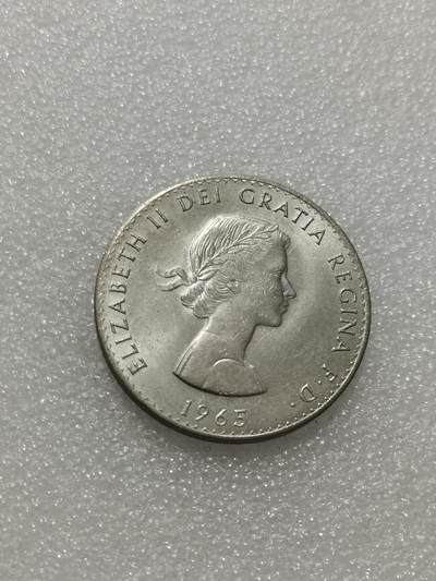 天下钱庄专场欢迎参拍 - 英国丘吉尔纪念，镍币