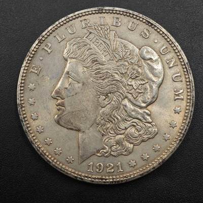 【淘币小摊】实时拍第八百九十六拍   银币套币场    每周一统一发货 美国1921年摩根银币