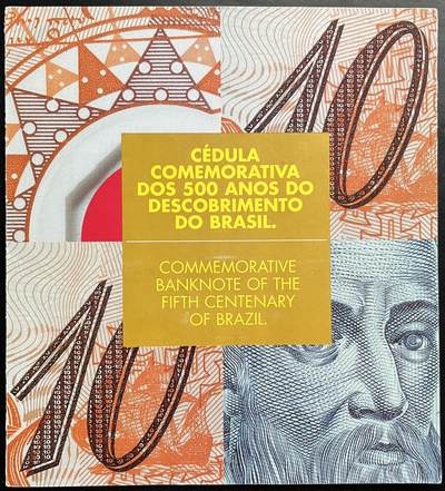 小福收藏拍卖第205期 裸钞场 本期有多张豹子号靓号  大量民国钞 百慕大样钞洋葱冠全套  阿富汗首年份查希尔国王和独立纪念碑 仅发行1000枚亚克力砖封蒙古20000图格里克帝国800周年纪念钞 卢旺达 东加勒比 斯里兰卡等多国精美纸币 巴西 2000年 10雷亚尔 发现巴西500周年塑料纪念钞 原册 unc