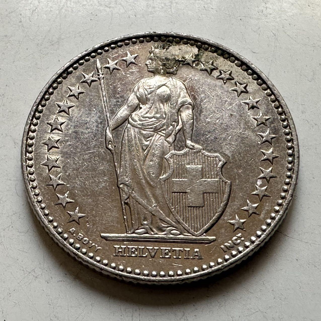 🌹外币初藏🌹🐯2026年第44场   每周二四六晚8️⃣点  世界硬币 瑞士2010年2法郎