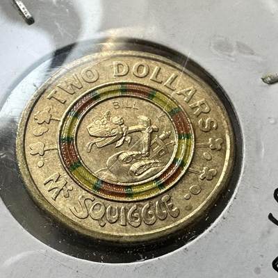 🌹外币初藏🌹🐯2026年第44场   每周二四六晚8️⃣点  世界硬币 -  澳大利亚 2019年 《Mr Squiggle》系列2澳元彩色纪念币（Bill版）