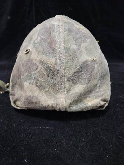 0元起拍勋章 第348期 咸鱼国勋章拍卖专场 4月22日（周三）下午6：00开始 原品 美国越战时期步兵盔 下巴带有损