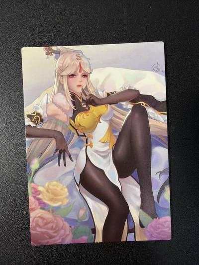 NO.31 好又多金牌大场，期期夯爆，每周必拍！要啥有啥，一站式配齐，方便凑单！（周6晚9点截拍，卖家送拍0抽成！） 原神 凝光  彩闪 光柱闪 小圆点闪 3张 卡背不一样