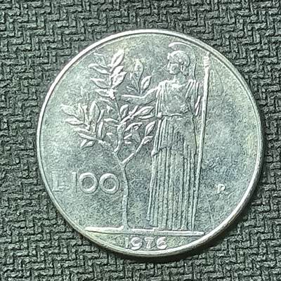 逸泉钱币2026第十九场世界钱币纪念币B2310-2754 2594意大利1976年100里拉