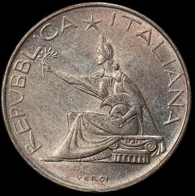 修遠堂世界钱币第112期 -  1961 年意大利统一建国百年 500 里拉银币，11g，含银83.5%