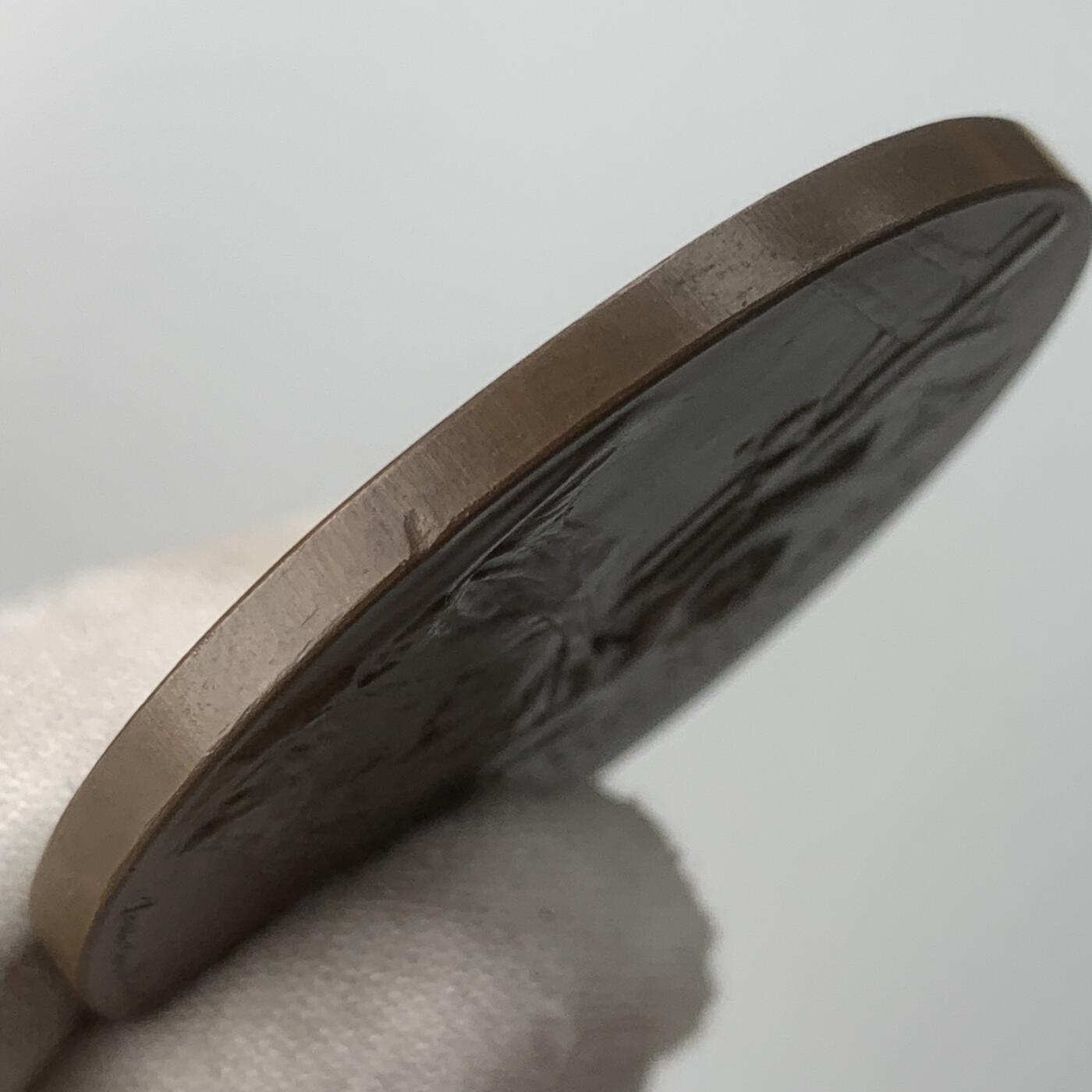 掌中浮雕-藏着的欧洲第059场 1906年瑞士历史、纹章学与钱币学协会纪念铜章，45mm